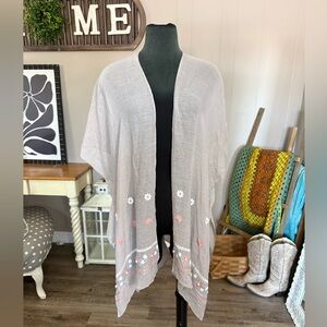 Do Everything in Love • Beaded Embroidered Kimono Coverup